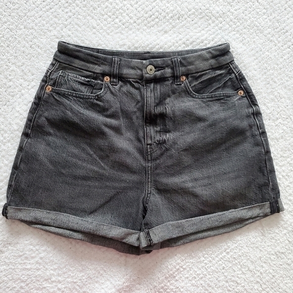 AMERICAN Eagle Outfitters High Waisted Jeans Shorts Size 0 - Picture 3 of 8